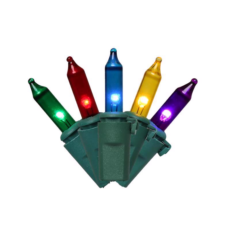 Celebrations Classic LED T5 Multicolored 300 ct String Christmas Lights 74.5 ft. (Pack of 12)