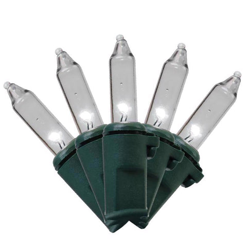 Luces navideñas de serie LED T5 blanco puro Celebrations Classic, 300 unidades, 74,5 pies.