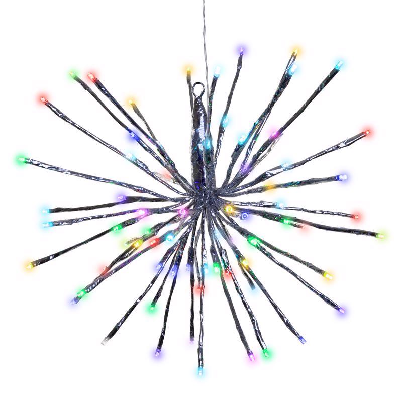 Celebrations Platinum LED RGBW Radiant Blast 16 in. Hanging Decor