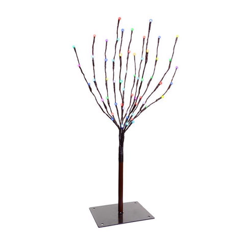 Celebrations Platinum LED RGBW Light Burst 30 in. Pathway Decor