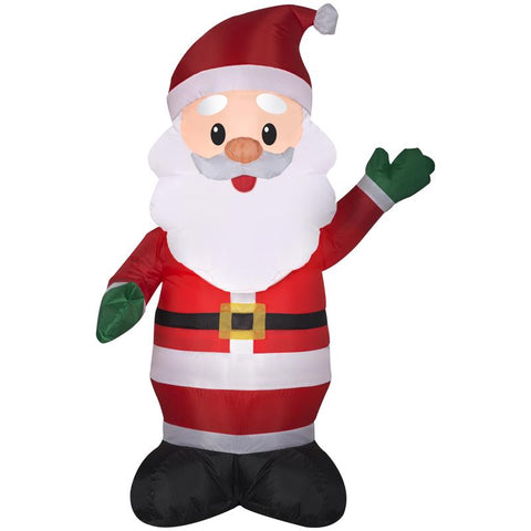 Papá Noel inflable de Navidad Gemmy Airblown de 48 pulg.