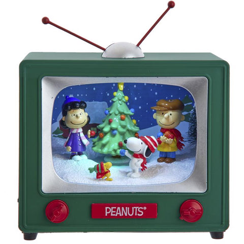 Kurt S. Adler Peanuts TV Outdoor Scene Musical Table Decor 5.7 in. (Pack of 8)
