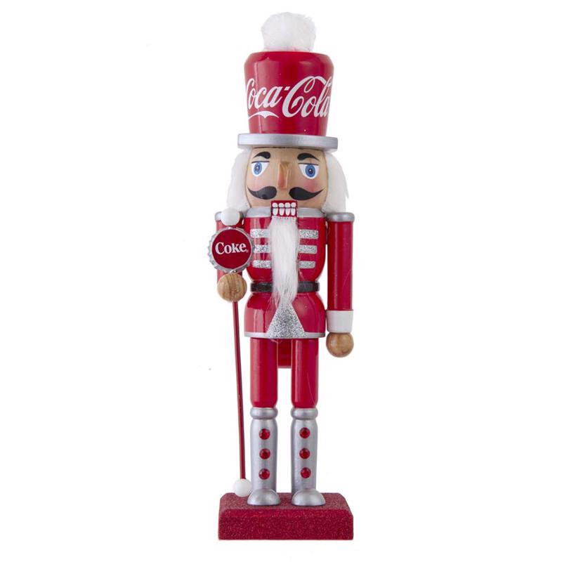 Kurt S. Adler Red Coca-Cola Nutcracker 10 in. (Pack of 12)