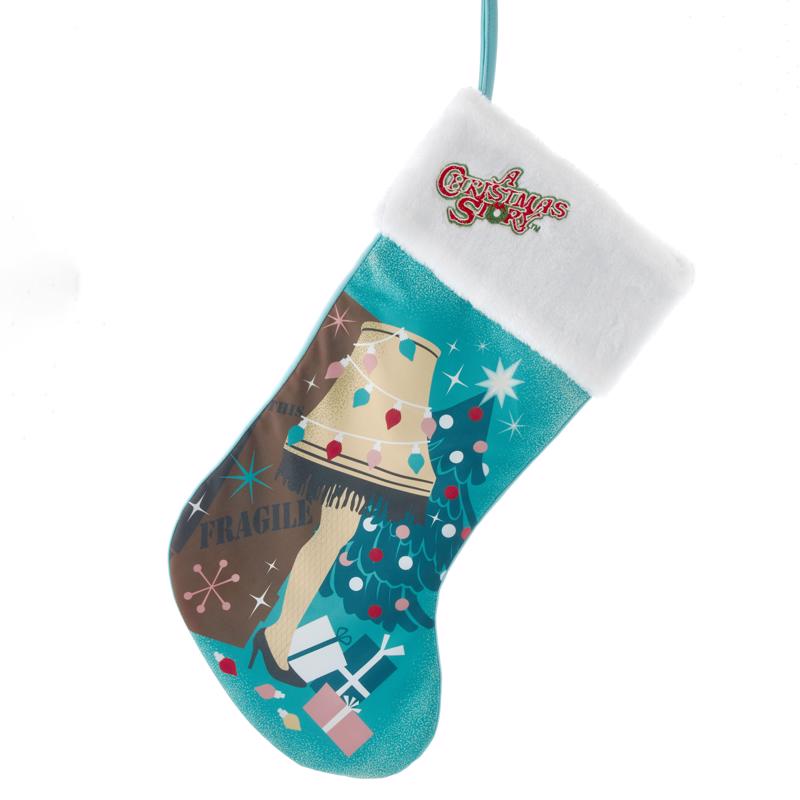Kurt S. Adler Christmas Story Leg Lamp Christmas Stocking (Pack of 12)