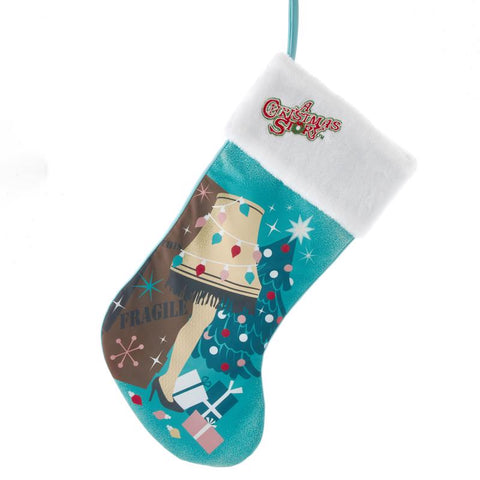 Kurt S. Adler Christmas Story Leg Lamp Christmas Stocking (Pack of 12)