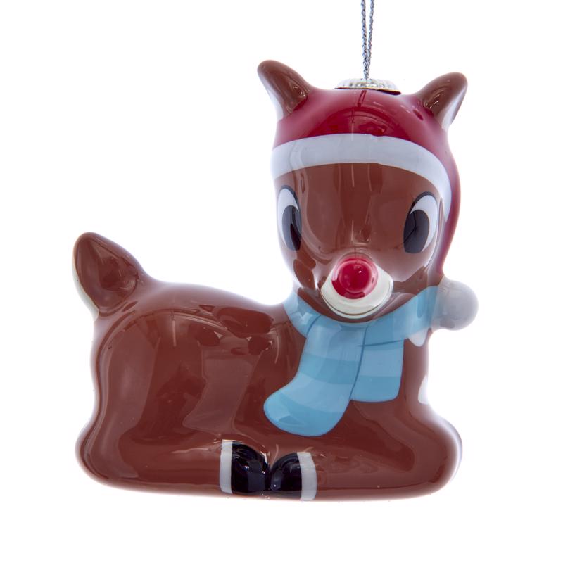 Kurt S. Adler Rudolph Decopage Ornament (Pack of 24)