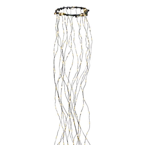 Celebrations Platinum LED Big Seed Cluster Warm White 1080 ct String Christmas Lights 10 ft.