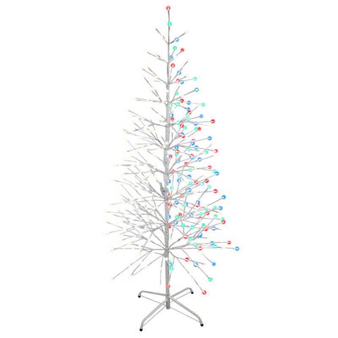 Celebrations LED Multi Birch 5.5 ft. Yard Decor