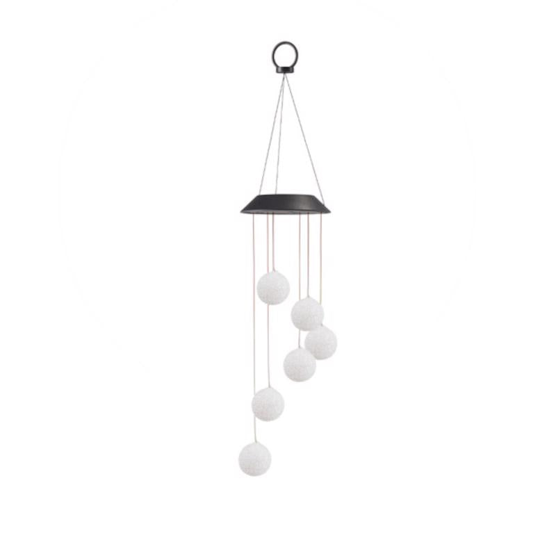 Globe Electric Skylar Metal/Plastic 29 in. Wind Chime (Pack of 4)