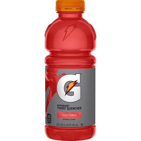 Gatorade Fruit Punch Beverage 20 (Pack of 24)