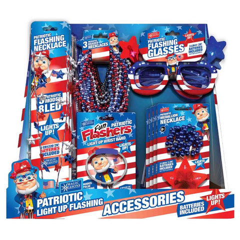 Shawshank LEDz Magic Seasons Patriotic Flashing Accessories 1 pk (Pack of 30)
