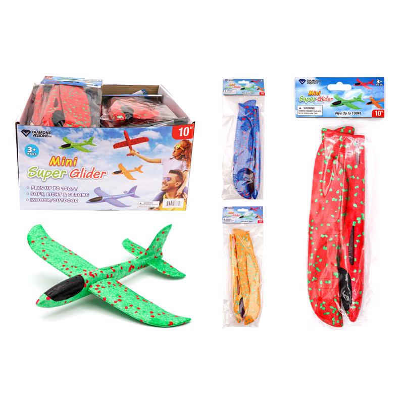 Diamond Visions Mini Super Glider Airplane Assorted (Pack of 24)