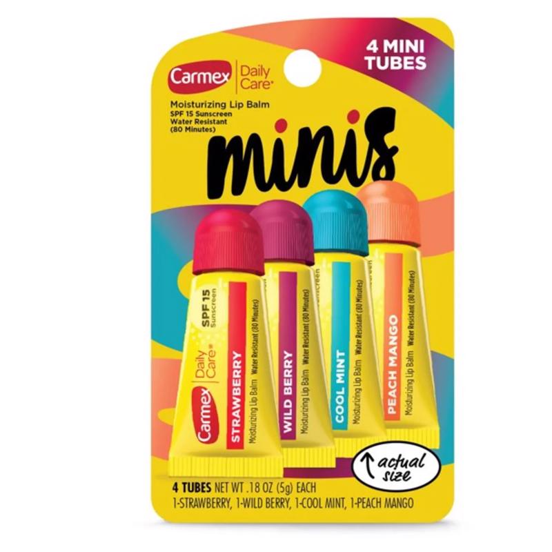 Carmex Assorted Scent Lip Balm Set 0.18 oz 4 pk (Pack of 4)