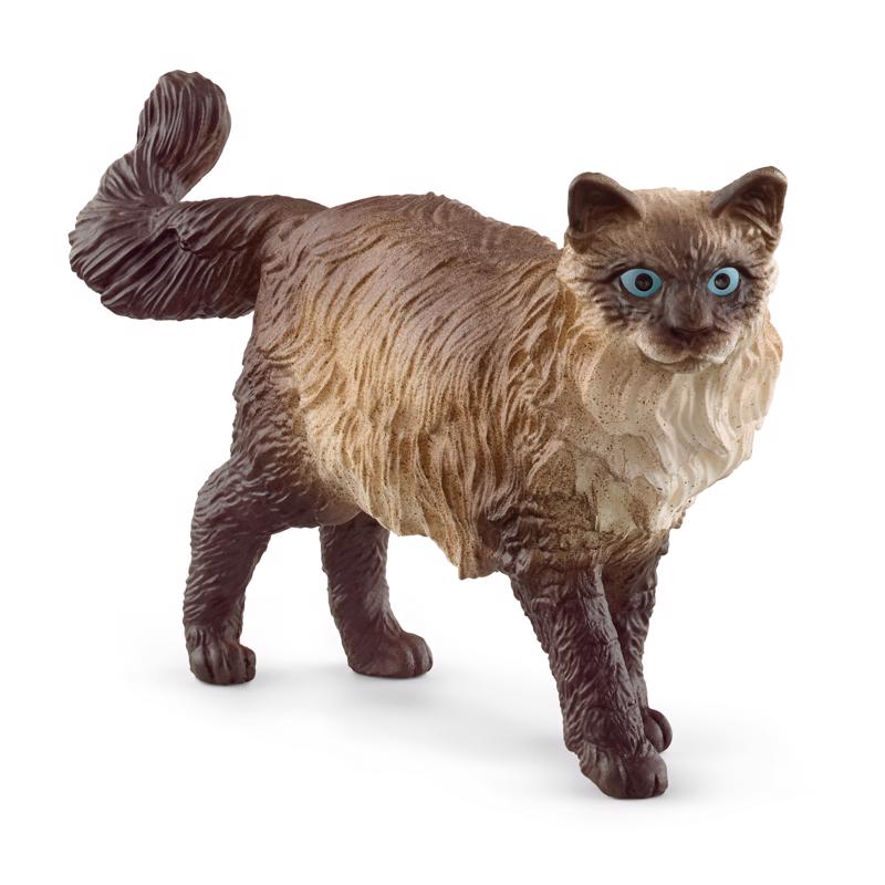 Schleich Ragdoll Cat Figurine Brown 1 pc (Pack of 5)