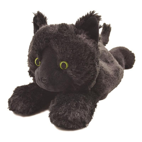 Peluche de gato Warmies negro
