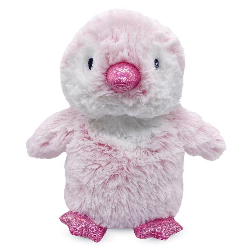 Warmies Penguin Stuffed Animal Pink