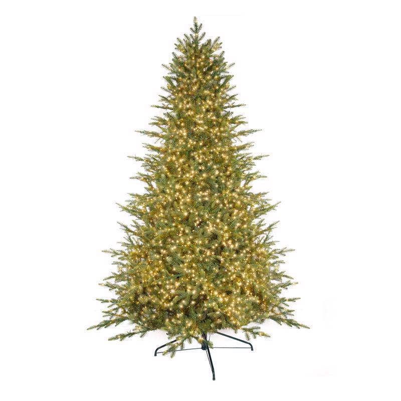 Holiday Bright Lights 7-1/2 ft. Full LED 2250 ct Emerald Pine Sparkle Christmas Tree