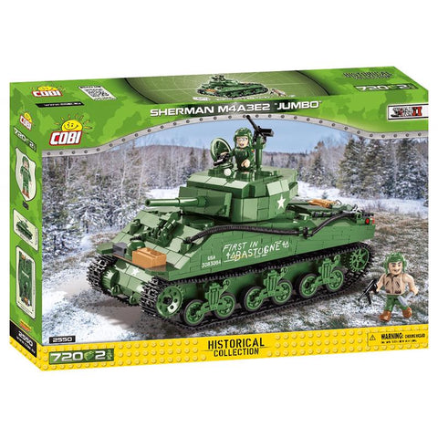 COBI Sherman M4A3E2 Block Set Green 720 pc