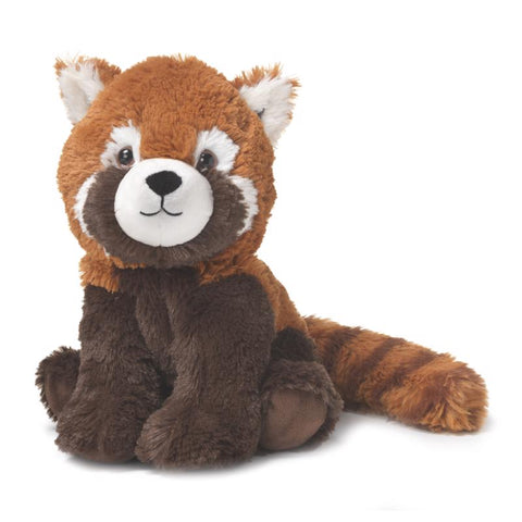 Peluche de panda Warmies rojo