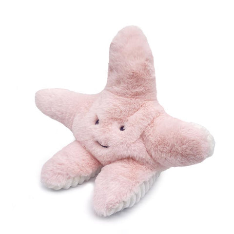 Peluche de estrella de mar Warmies rosa