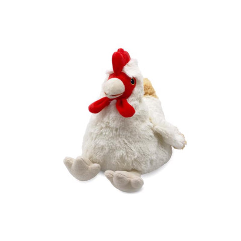 Peluche de pollo Warmies Junior relleno, blanco