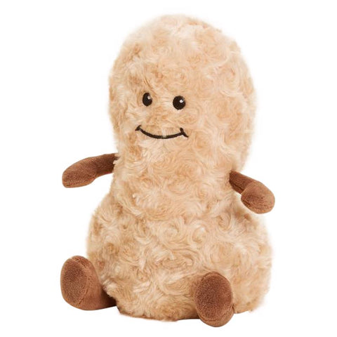 Peluche de cacahuete Warmies marrón