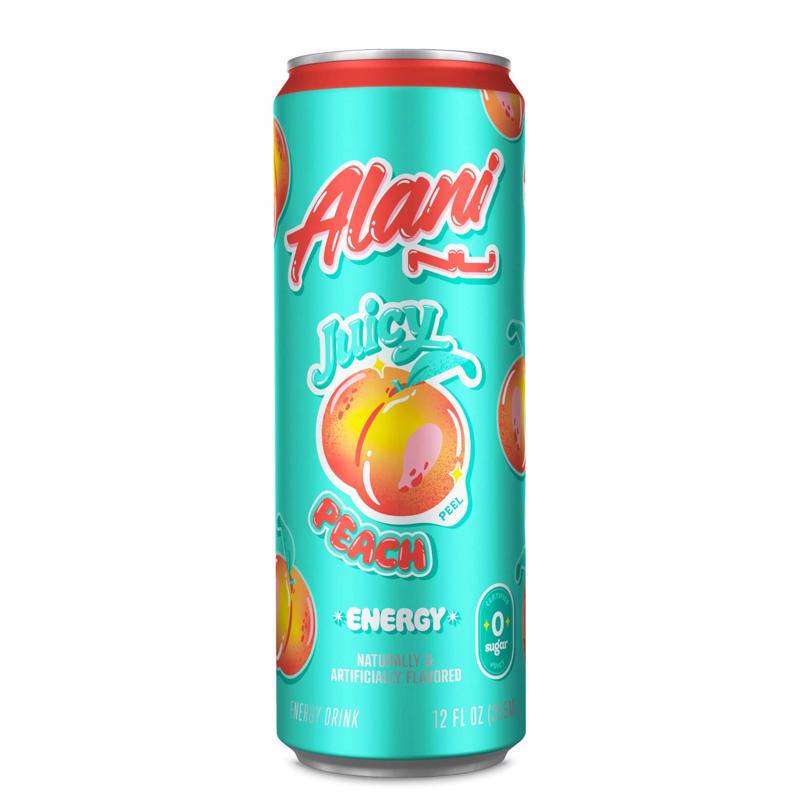 Alani Nu Peach Mango Energy Drink 12 fl. oz. (Pack of 12)