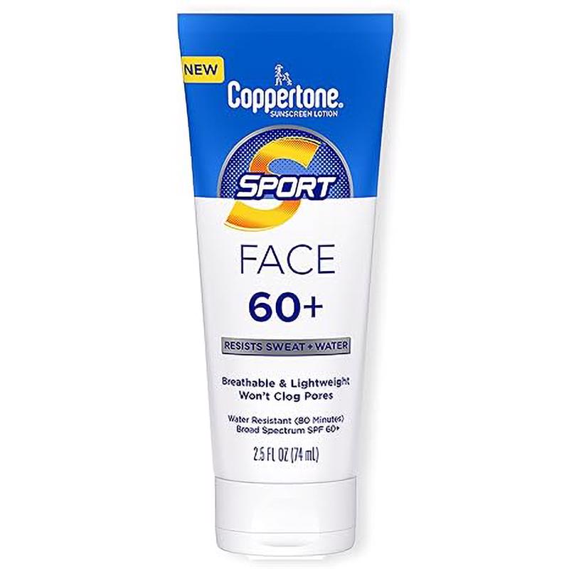 Loción protectora solar Coppertone Sport con aroma original, 2,5 oz, 1 unidad