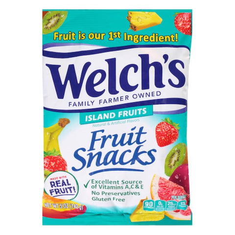 Welch's Island Fruits Fruit Snacks 5 oz (Pack of 12)