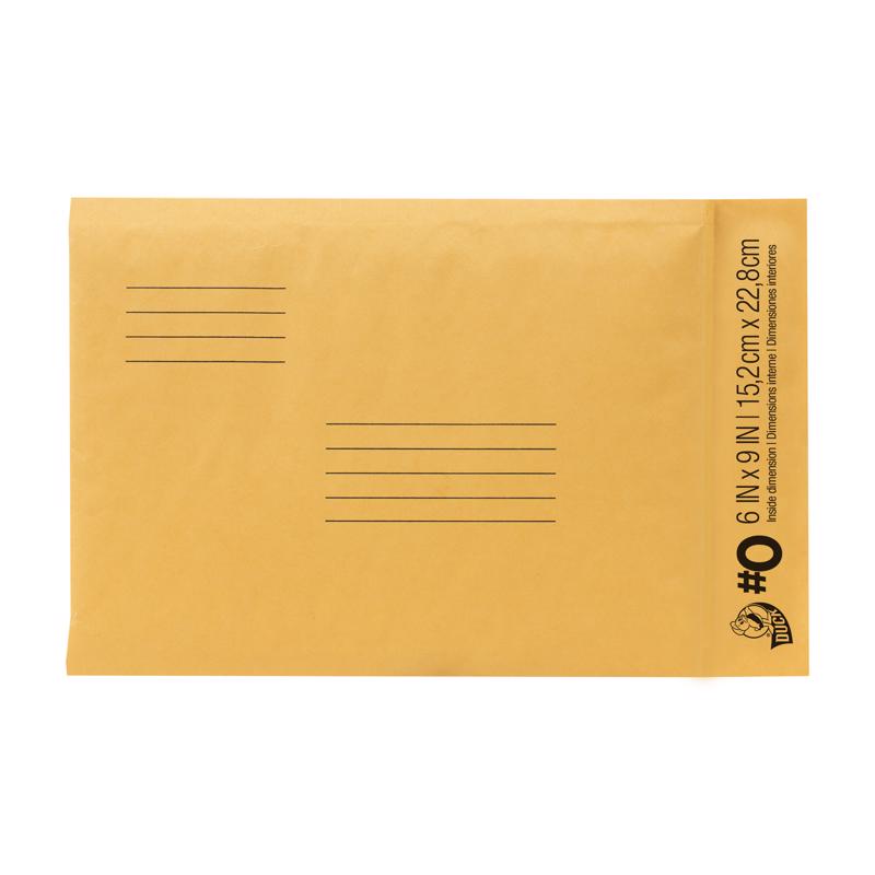 Duck 6 in. W X 9 in. L No. 0 Beige Padded Envelope 1 pk (Pack of 25)