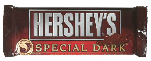 Hershey's Dark Chocolate Candy Bar 1.45 oz (Pack of 36)
