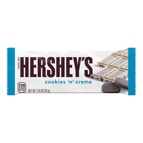 Hershey's White Chocolate Candy Bar 1.55 oz (Pack of 36)