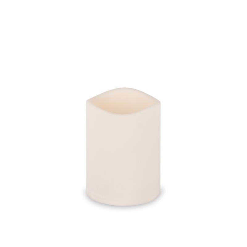 Gerson Everlasting Glow Bisque No Scent LED Flameless Flickering Candle (Pack of 4)