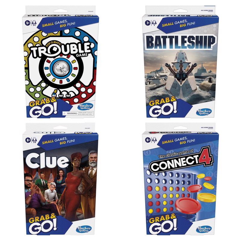 Hasbro Assorted Grab and Go Game Assorted (Pack of 30)