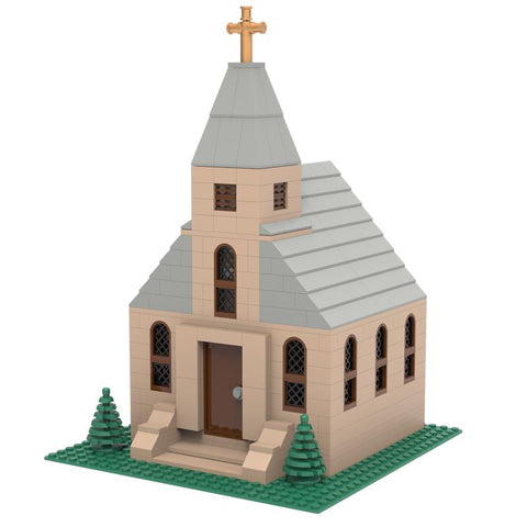 Set de bloques de iglesia NovaBrix multicolor de 347 piezas