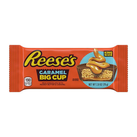Reese's Big Cup Peanut Butter and Caramel Chocolate Bar 2.8 oz (Pack of 16)