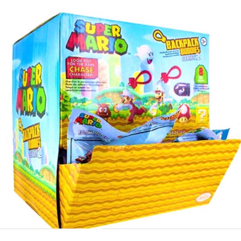 NYS Life Backpack Buddies Super Mario Figure Hangers Multicolored