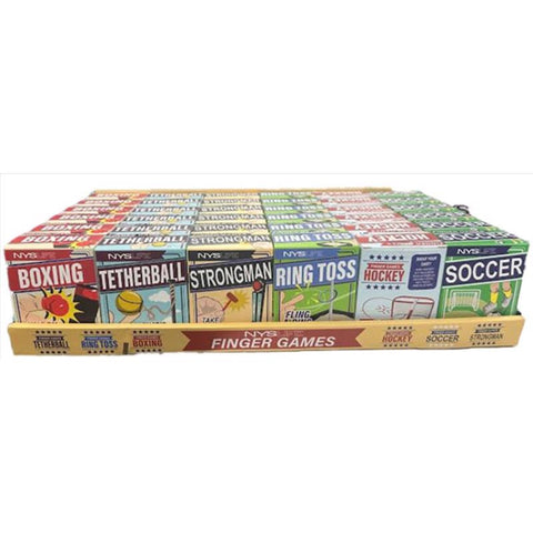 NYS Life Assorted Sports FInger Games Assorted (Pack of 36)