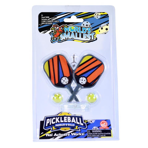 El pickleball más pequeño del mundo multicolor