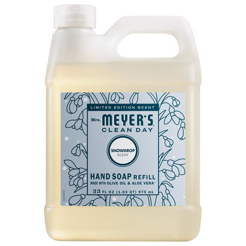 Mrs. Meyer's Clean Day Snowdrop Scent Hand Cleaner Refill 33 fl. oz.