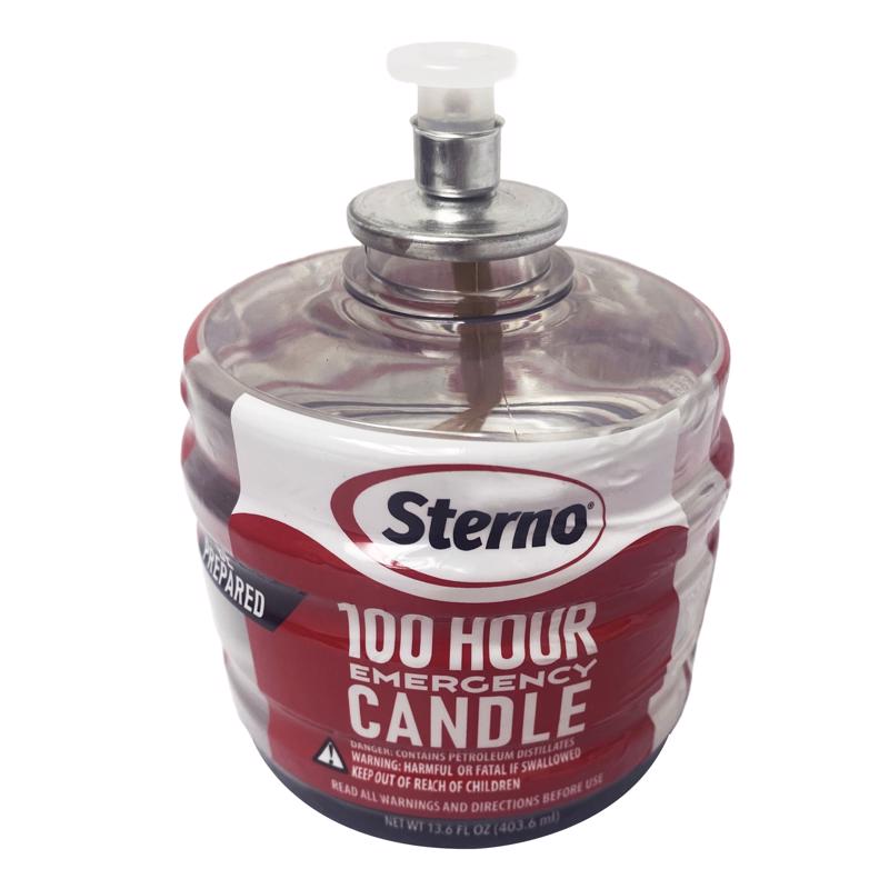 Sterno Clear No Scent Scent Household Emergency Candles 13.6 oz (Pack of 6)