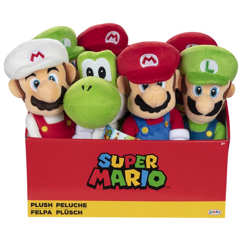 Juguete surtido de Nintendo Super Mario, 8 piezas (paquete de 16)