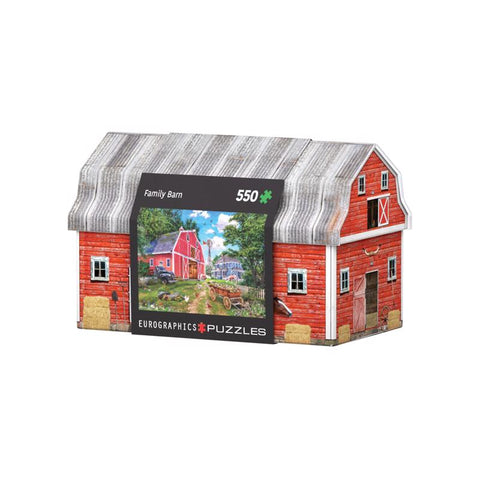 Rompecabezas de metal Eurographics Granja Familiar Multicolor 550 piezas