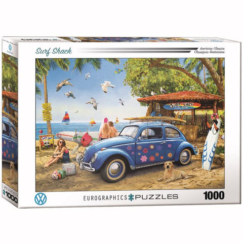 Rompecabezas Eurographics VW Surf Shack multicolor de 1000 piezas