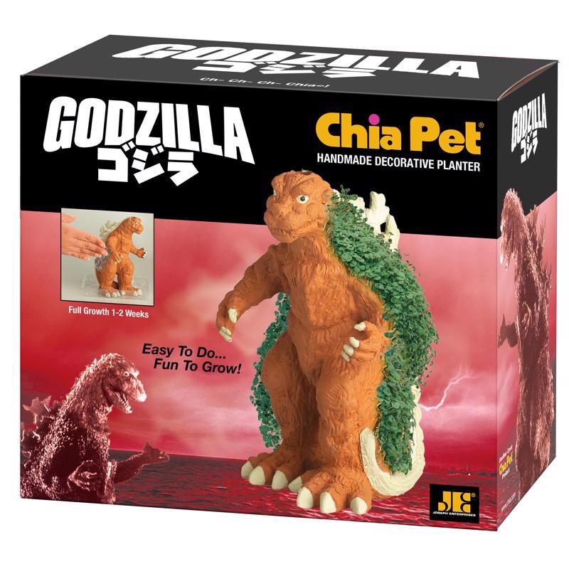 Chia Pet Godzilla Decorative Planter Clay 1 pk (Pack of 16)