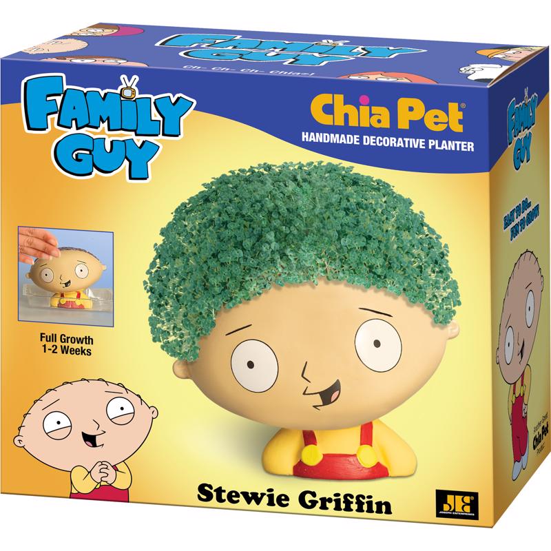 Chia Pet Family Guy Stewie Griffin Decorative Planter Clay 1 pk (Pack of 16)