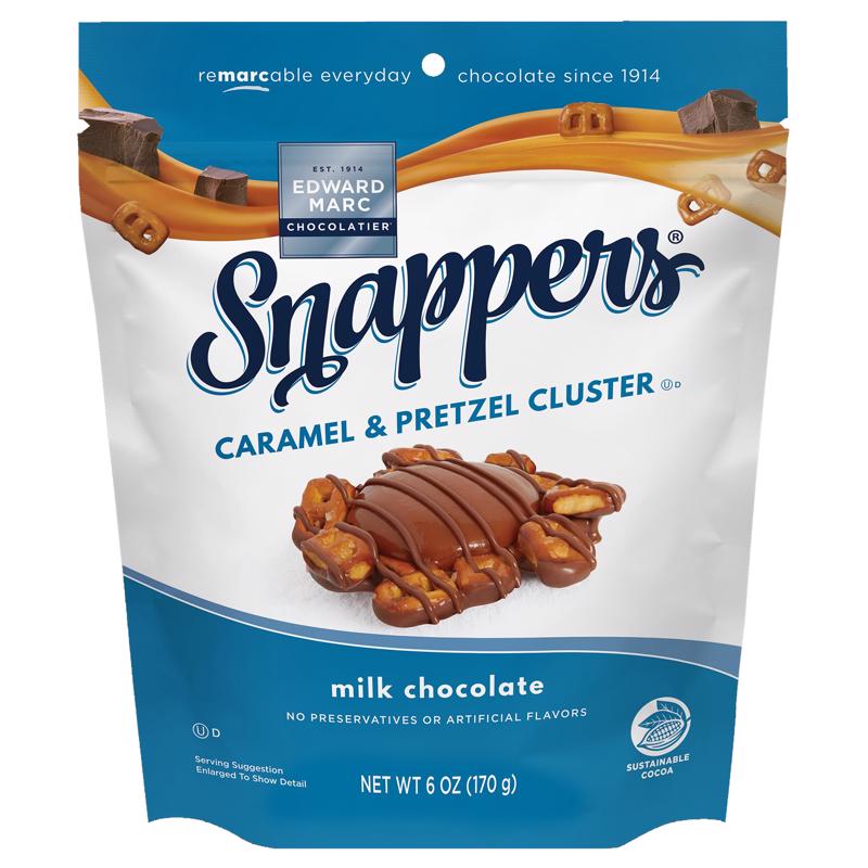 Edward Marc Snappers Milk Chocolate Candies 6 oz (Pack of 10)