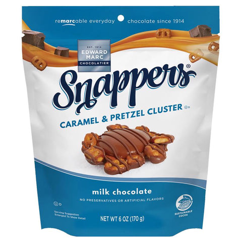 Edward Marc Snappers Milk Chocolate Candies 6 oz (Pack of 10)