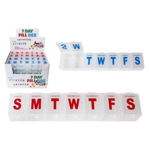 Diamond Visions 7 Day Jumbo Pill Box 1 pk (Pack of 24)