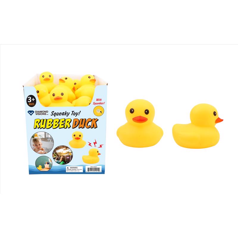 Diamond Visions Duck Toy Rubber 1 pk (Pack of 36)